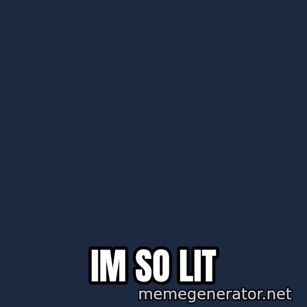 Seal Lit meme: Im so lit