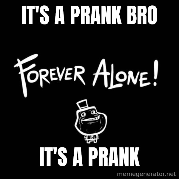 Chill Out Lemur meme: It's a prank bro / it's a prank