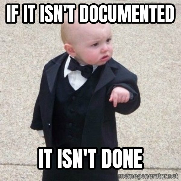 Mafia Baby meme: if it isn't documented / it isn't done