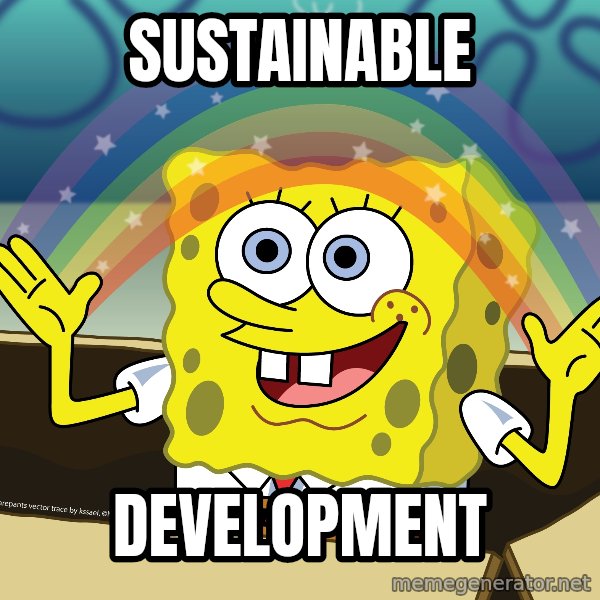 spongebob rainbow meme: SUSTAINABLE / DEVELOPMENT