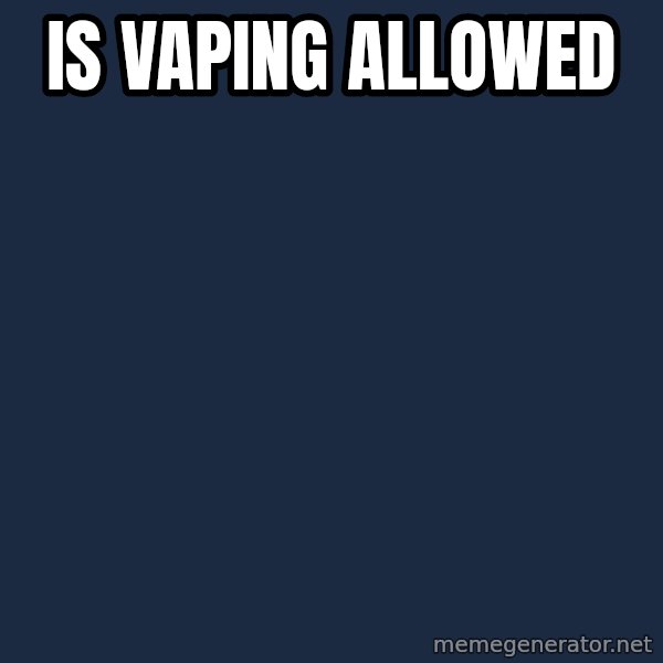 patrick star meme: Is vaping allowed