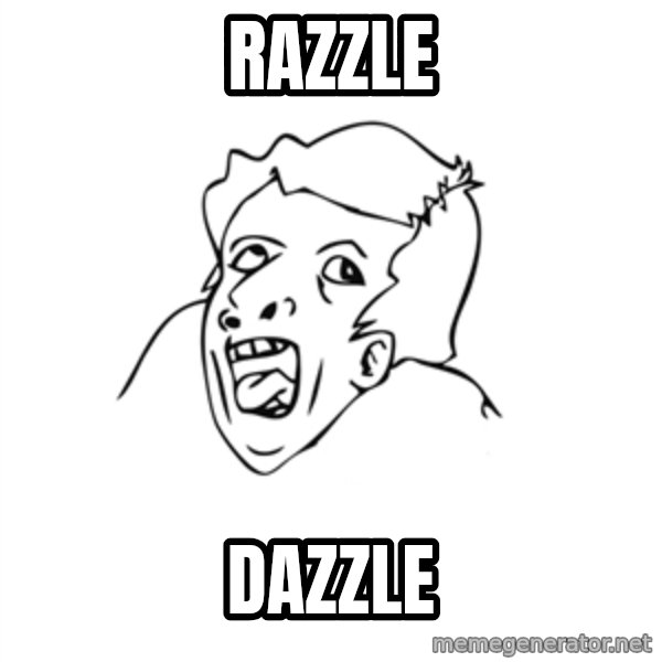 genius rage meme meme: Razzle / dazzle