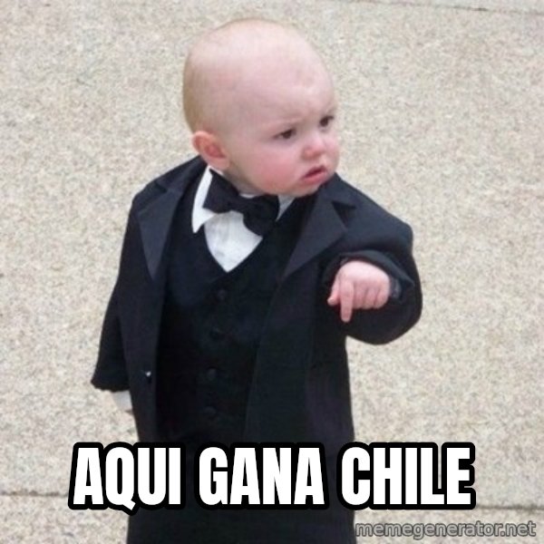 Mafia Baby meme: AQUI GANA CHILE