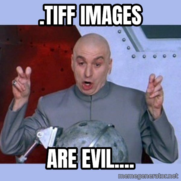 Dr Evil meme meme: .tiff images / Are evil....