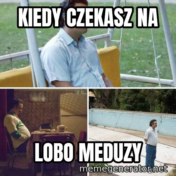 Pablo Escobar Waiting meme: Kiedy czekasz na / Lobo Meduzy