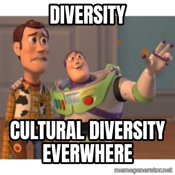 Toy story meme: Diversity / Cultural Diversity Everwhere