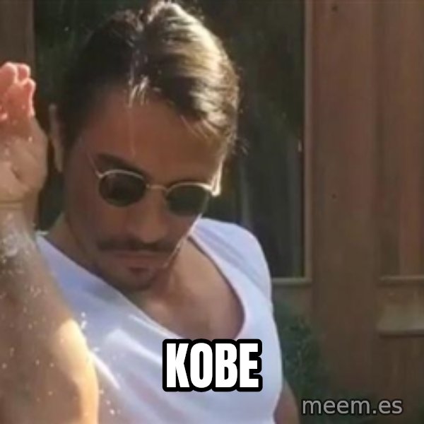 salt bae meme: KOBE