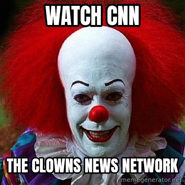 Pennywise the Clown meme: Watch CNN / the clowns news network