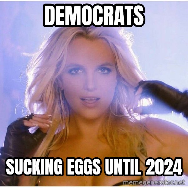 Professor Oak meme: democrats / sucking eggs until 2024