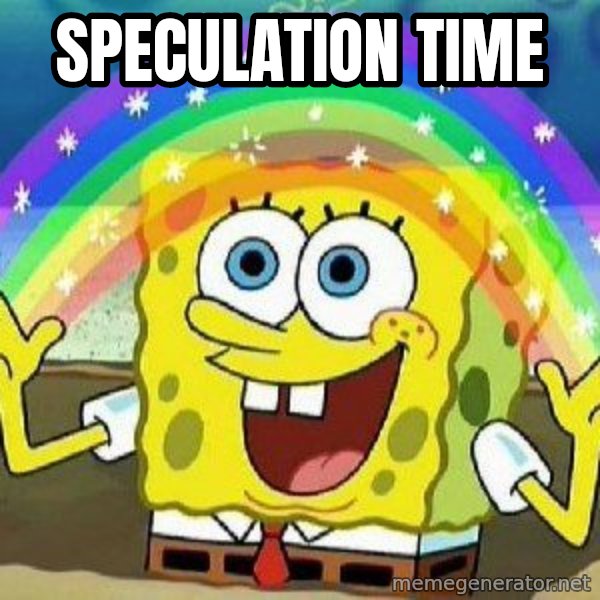 Imagination meme: sPECULATION TIME