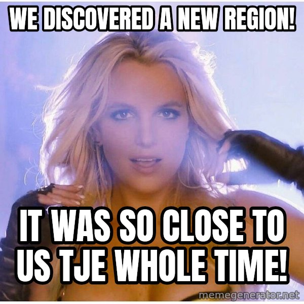 Professor Oak meme: We Discovered a new region! / It was so close to us tje whole time!