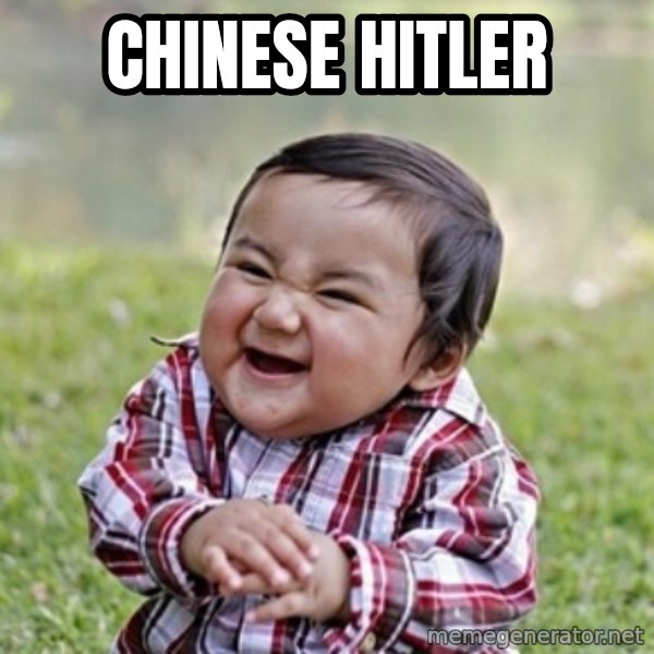 evil toddler kid2 meme: chinese hitler