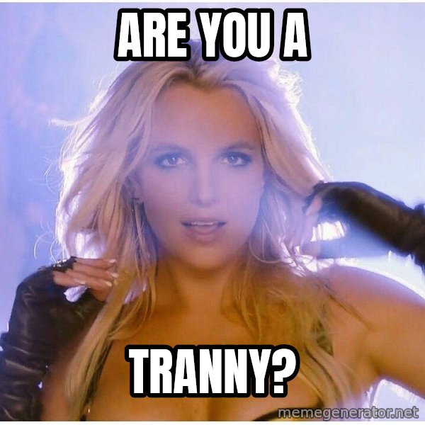 Professor Oak meme: Are you a / tranny?