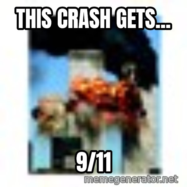 911 meme: This crash gets... / 9/11