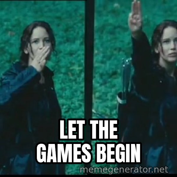 Hunger Games Katniss Salute meme: Let the games begin