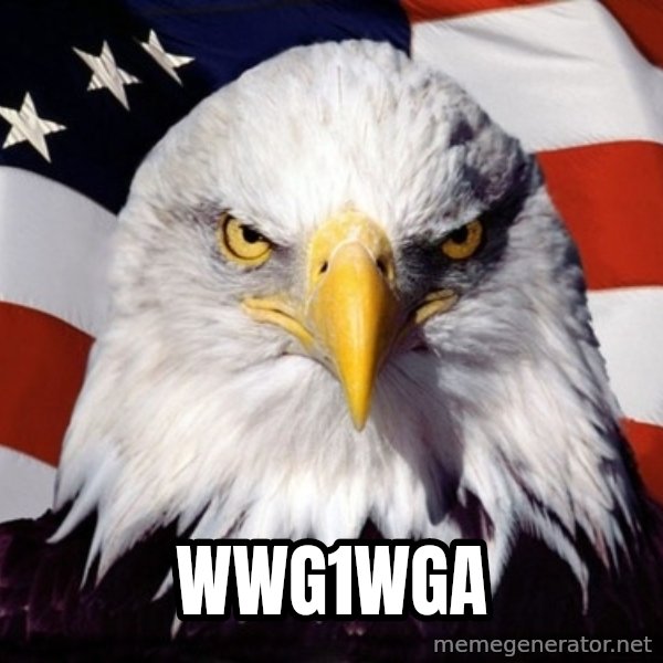American Pride Eagle meme: WWG1WGA