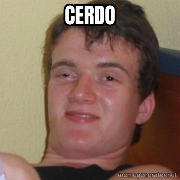 Stoner Stanley meme: Cerdo