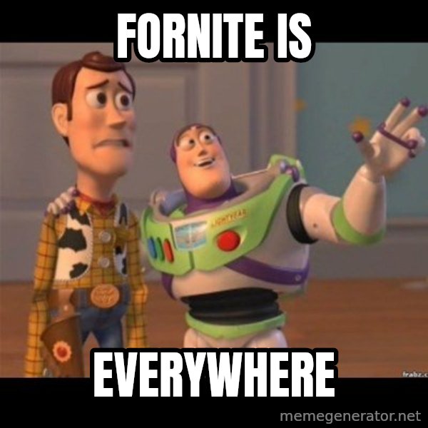 Buzz lightyear meme fixd meme: Fornite Is / Everywhere