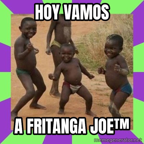 african kids dancing meme: hoy vamos / a fritanga joe™