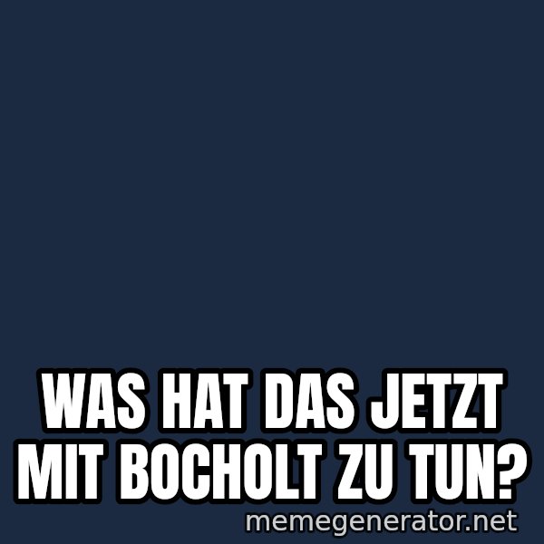Travolta Confused meme: Was hat das jetzt mit Bocholt zu tun?