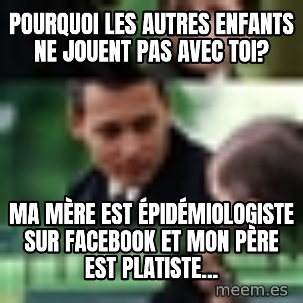 Neverland Johnny Depp meme: Pourquoi les autres enfants ne jouent pas avec toi? / Ma mère est épidémiologiste sur Facebook et mon père est platiste...