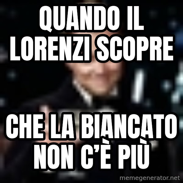 Di Caprio Gatsby meme: quando il lorenzi scopre / che la biancato non c’è più