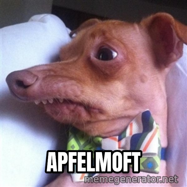Tuna, the "Phteven" dog meme: Apfelmoft