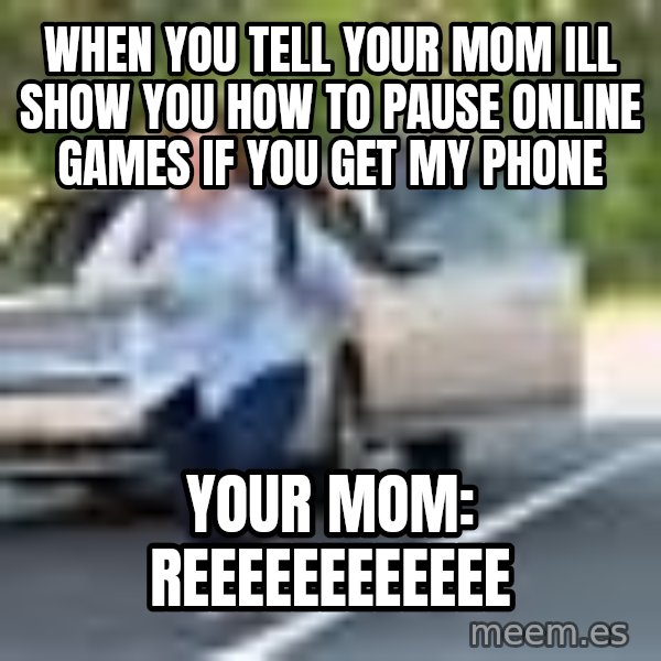Melissa Mccarthy Running Away meme: When you tell your mom ill show you how to pause online games if you get my phone / your mom: reeeeeeeeeeee