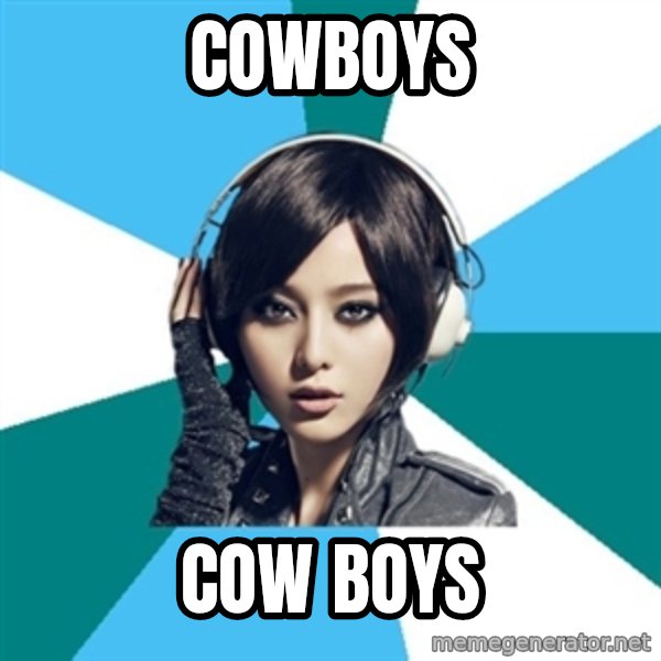 Crafty Interpreter meme: cowboys / cow boys
