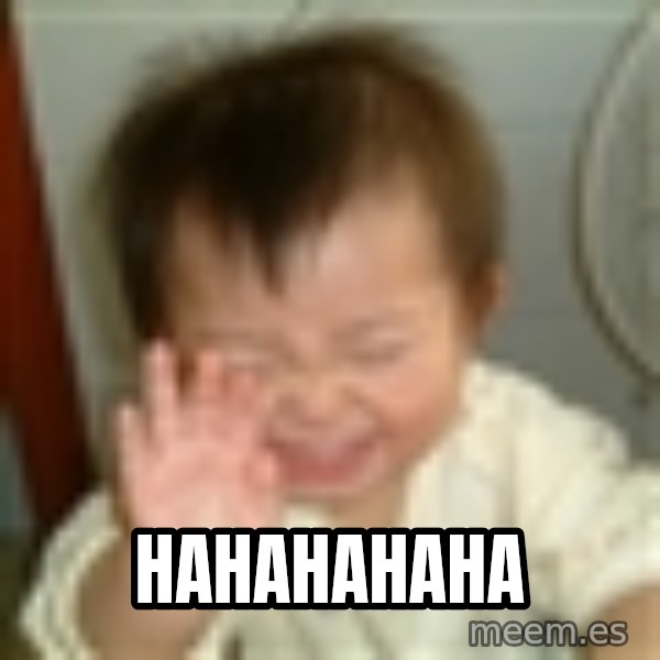 Laughing Asian Baby meme: Hahahahaha