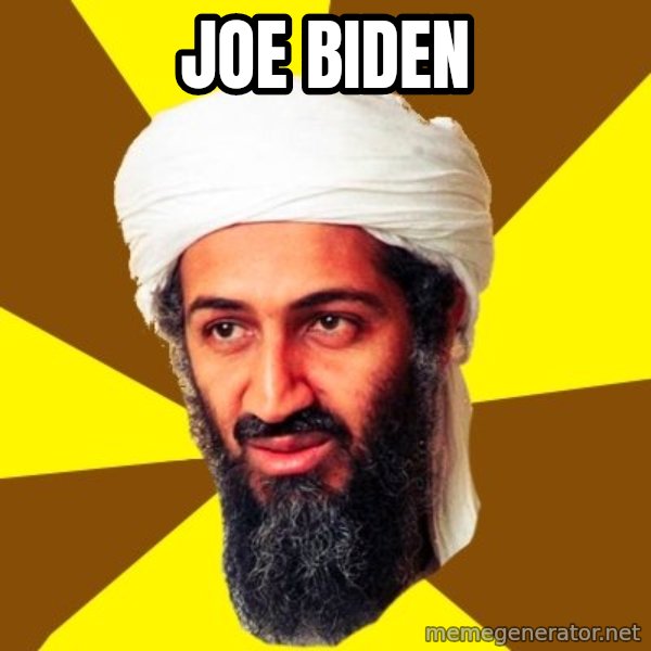 Osama meme: Joe Biden