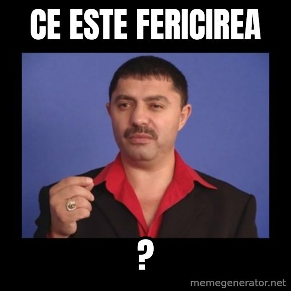 Manelistul Nicolae Guta meme: Ce este fericirea / ?