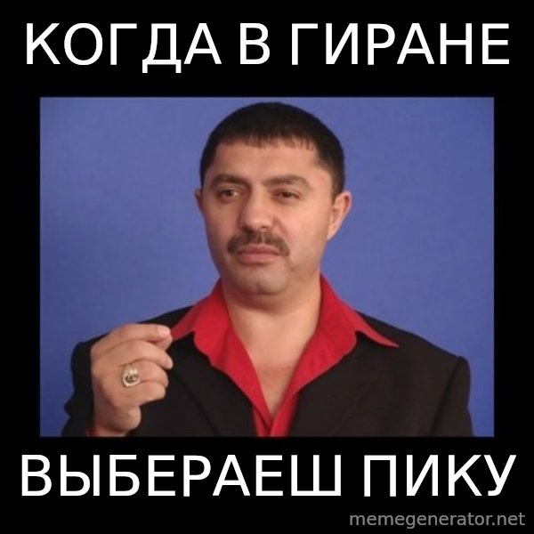 Manelistul Nicolae Guta meme: Когда в гиране / Выбераеш пику