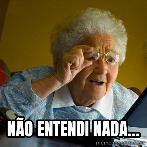 Internet Grandma Surprise meme: NÃO ENTENDI NADA...