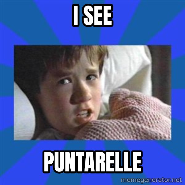 i see dead people meme: I see / Puntarelle