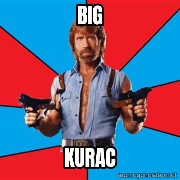 Chuck Norris  meme: big / kurac