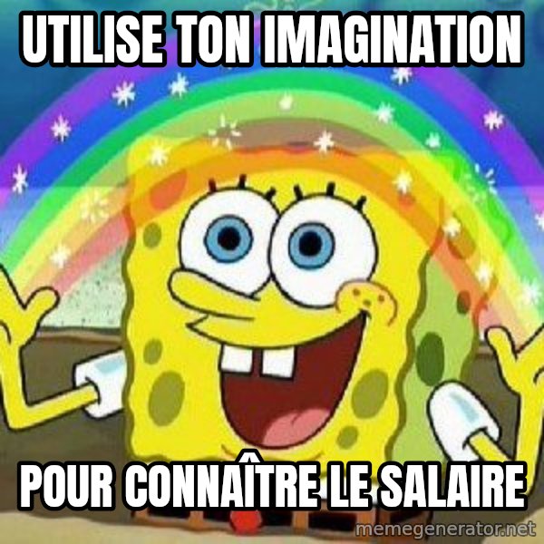 Imagination meme: UTILISE TON IMAGINATION / POUR CONNAÎTRE LE SALAIRE