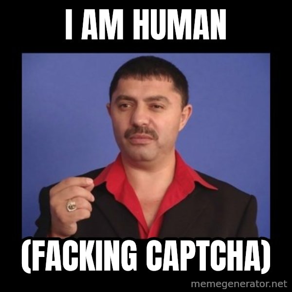 Manelistul Nicolae Guta meme: I am human / (facking captcha)