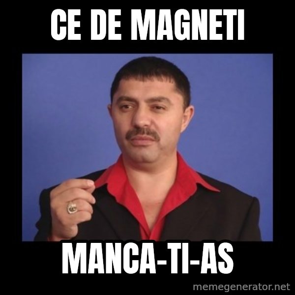 Manelistul Nicolae Guta meme: CE DE MAGNETI / MANCA-TI-AS