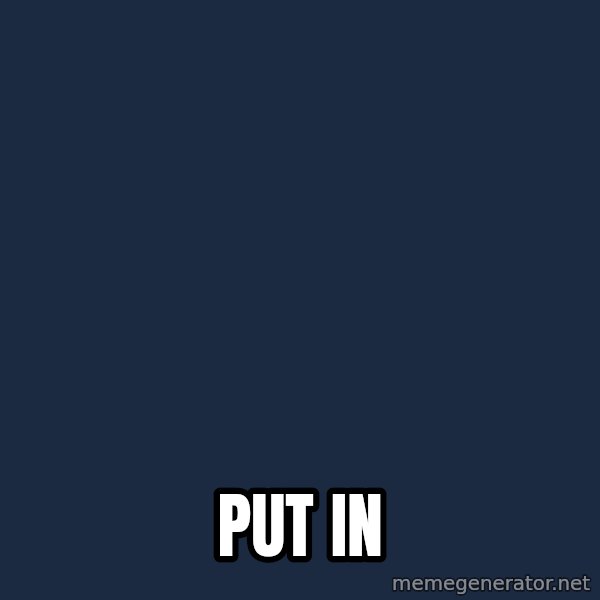 superami crazy meme: Put in