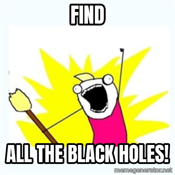 All the things meme: Find / all the black holes!