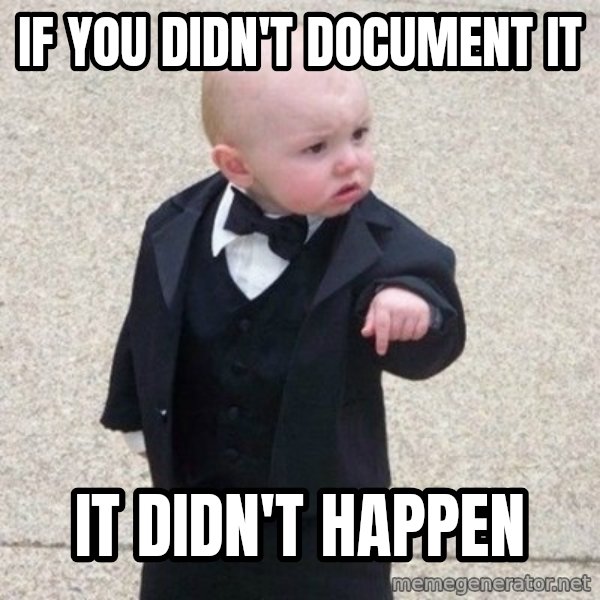 Mafia Baby meme: If  you didn't document it / It didn't happen