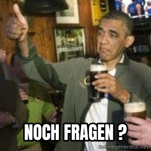 obama beer meme: Noch Fragen ?