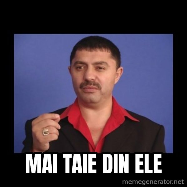 Manelistul Nicolae Guta meme: Mai taie din ele