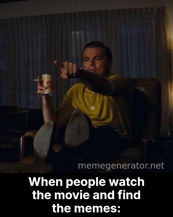 Leonardo DiCaprio Pointing meme: When people watch the movie and find the memes: