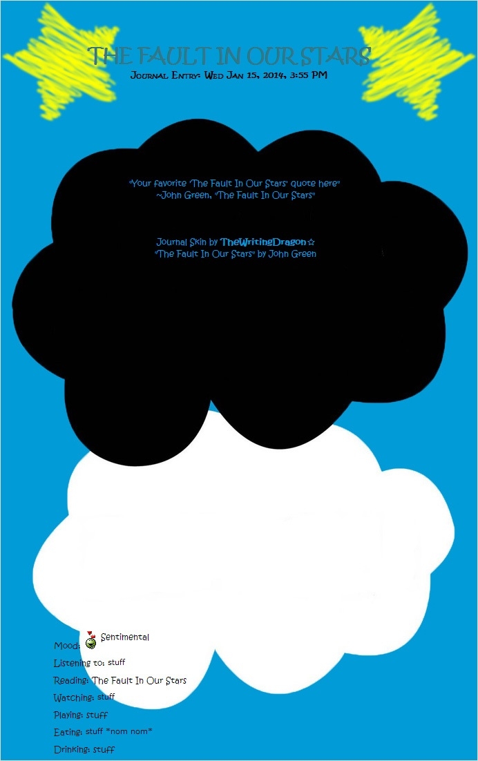 Fault in our stars cloud cover