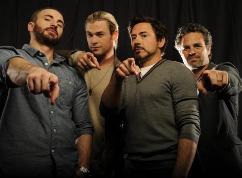 The Avengers Pointing