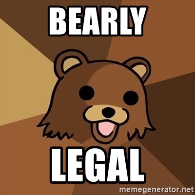 Pedobear - bearly legal