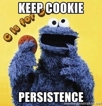 cookie monster  - Keep Cookie persistence