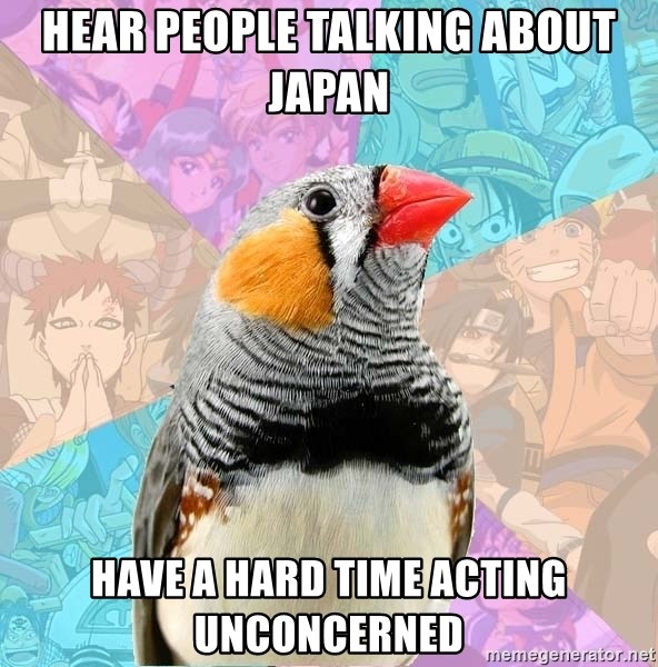 Former Otaku Finch - hEAR PEOPLE TALKING ABOUT JAPAN HAVE A HARD TIME ACTING UNCONCERNED